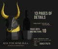 Bull Wine Box Low Poly Papercraft, Paper Sculpture, Low Poly PDF Template, DIY Decor & Gift