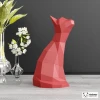 Cat Papercraft, DIY Paper Sculpture, Low Poly Papercraft