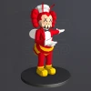 Kaws JolliBee PDF Papercraft Templates, Paper Art and Craft for Home Decor, DIY, 3DIER, PDF Patterns, Papercraft Templates, Low Poly
