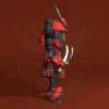 Kaws Bounty Hunter Samurai PDF Papercraft Templates, Paper Art and Craft for Home Decor, DIY, 3DIER, PDF Patterns, Papercraft Templates, Low Poly