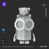 Minion Bob, Despicable Me, Walt Disney Papercraft Low Poly 3d DIY Kenart10