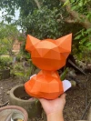 Kitten Papercraft Template - Low Poly Cat, Pepakura PDF, DIY Handmade, Home Decoration, Creative Gifts