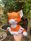 Kitten Papercraft Template - Low Poly Cat, Pepakura PDF, DIY Handmade, Home Decoration, Creative Gifts