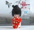 Kokeshi Doll Papercraft, Lowpoly, Low poly Papercraft