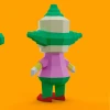 Krusty the Clown 3D Digital Template PDF | DIY Papercraft | The Simpsons| Instant Download |