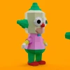Krusty the Clown 3D Digital Template PDF | DIY Papercraft | The Simpsons| Instant Download |