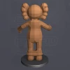 Kaws Pants Down, Kaws Pantalones Abajo PDF Papercraft Templates, Paper Art and Craft for Home Decor, DIY, 3DIER, PDF Patterns, Papercraft Templates, Low Poly