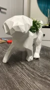 Walking Puppy PDF Template, Low Poly, Paper Sculpture, DIY, Pepakura Pattern, Handmade, Papercraft, Lowpoly, Lowpoly Papercraft