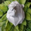 Lion Trophy Papercraft Template - Low Poly, Pepakura PDF, DIY Handmade, Home Decoration, Creative Gifts