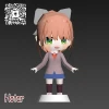[Doki Doki Literature Club] Monika Chibi Papercraft