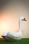 Swan PDF Template, Low Poly, Paper Sculpture, DIY, Pepakura Pattern, Handmade, Papercraft, Lowpoly, Lowpoly Papercraft