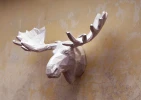 Moose Sculpture Papercraft, DIY, Papercraft