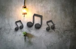 Music Note v2 3D Wall Decor Low poly Papercraft, DIY, PDF