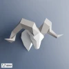 Ram Papercraft, DIY Paper Sculpture, Wall Decor, Low Poly Papercraft