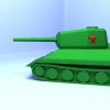 Tank Low poly Papercraft DIY Template