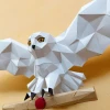 Owl 3D Wall Decor Low poly Papercraft, DIY, PDF