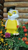 Owl on Books Papercraft Template - Low Poly, Pepakura PDF, DIY Handmade, Home Decoration, Creative Gifts