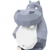 Hippitypo (Hippo) Papercraft, Lowpoly Papercraft, Fovea - Papercraft - Nonitt