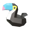 Toutican Buoy (Toucan Buoy) Papercraft, Lowpoly Papercraft, Fovea - Papercraft - Nonitt