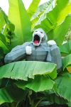 Gorilla Wall Papercraft, Lowpoly Papercraft, Fovea - Papercraft - Nonitt