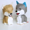 Wobble Shiba Papercraft, Lowpoly Papercraft, Fovea - Papercraft - Nonitt