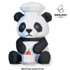 Panda Pastry Chef Low Poly Papercraft Template Pepakura PDF DIY Handmade