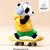 Panda Hipster Low Poly Papercraft Template Pepakura PDF DIY Handmade