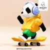 Panda Hipster Low Poly Papercraft Template Pepakura PDF DIY Handmade