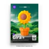 Sunflower, Girasol Papercraft Low Poly 3d DIY Kenart10