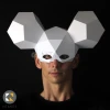 MOUSE Paper Mask - Make a bull mask with this instant download template