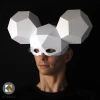 MOUSE Paper Mask - Make a bull mask with this instant download template