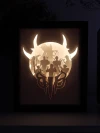 Baldur's Gate 3 DIY Layered 3D Lightbox Papercut Template | Digital Lightbox Art for Home Decor, Shadow Box SVG PDF