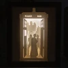 Doctor Who DIY Layered 3D Lightbox Papercut Template | Digital Lightbox Art for Home Decor, Shadow Box SVG PDF