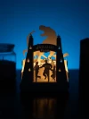Jurassic Park DIY Layered 3D Lantern Papercut Template | Digital Lightbox Art for Home Decor, Shadow Box SVG PDF