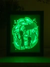 Rick and Morty DIY Layered 3D Lightbox Papercut Template | Digital Lightbox Art for Home Decor, Shadow Box SVG PDF