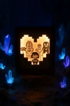 Undertale DIY Layered 3D Lightbox Papercut Template | Digital Lightbox Art for Home Decor, Shadow Box SVG PDF DXF