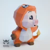 PIGMANDER, Papercraft, Template, DIY, Paper, Low Poly, Cute, Kawaii, 3D Model, Pdf Low Poply, Kids Toy