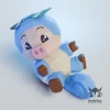 PIGTLE, Papercraft, Template, DIY, Paper, Low Poly, Cute, Kawaii, 3D Model, Pdf Low Poply, Kids Toy