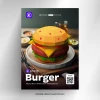 Burger, Fastfood Papercraft Low Poly 3d DIY Kenart10