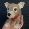 3D Low Poly Puppy Chihuahua DIY | Printable Papercraft | Unique Geometric Decoration | Original Gift | Relaxing Craft | PDF model