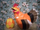 Ryaba Hen Papercraft Template - Low Poly, Pepakura PDF, DIY Handmade, Home Decoration, Creative Gifts