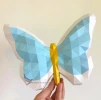 Butterflies, PDF Template, Low Poly Animal, Paper Sculpture, DIY, Pepakura Pattern, Handmade, Decoration