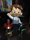 Schoolboy Papercraft Template - Low Poly, Pepakura PDF, DIY Handmade, Home Decoration, Creative Gifts Schoolboy Papercraft Template - Low Poly, Pepakura PDF, DIY Handmade, Home Decoration, Creative Gifts