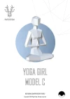 Papercraft 3D Yoga Girls Vipassanas Meditation Templates 4 Version Low Poly Paper Diy Polygonal Figure Model Craft Pattern Printable Decor