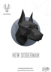 Papercraft 3D Doberman + Pitbull + Bullterrier Head Pepakura PDF Template