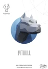 Papercraft 3D Doberman + Pitbull + Bullterrier Head Pepakura PDF Template