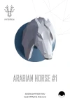 Papercraft 3D Arabian Horse Set 3 In 1 Pepakura Low Poly Paper Sculpture