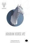 Papercraft 3D Arabian Horse Set 3 In 1 Pepakura Low Poly Paper Sculpture