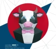 Papercraft 3D Elegant Bull Template