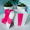 Classic Striped Gift Box Papercraft Template | DIY 3D Low Poly Present Packaging with Bow | Festive Occasion Wrapping Solution